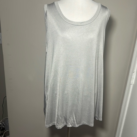 Shan New light gray viscose tunic tank top - Picture 1 of 6
